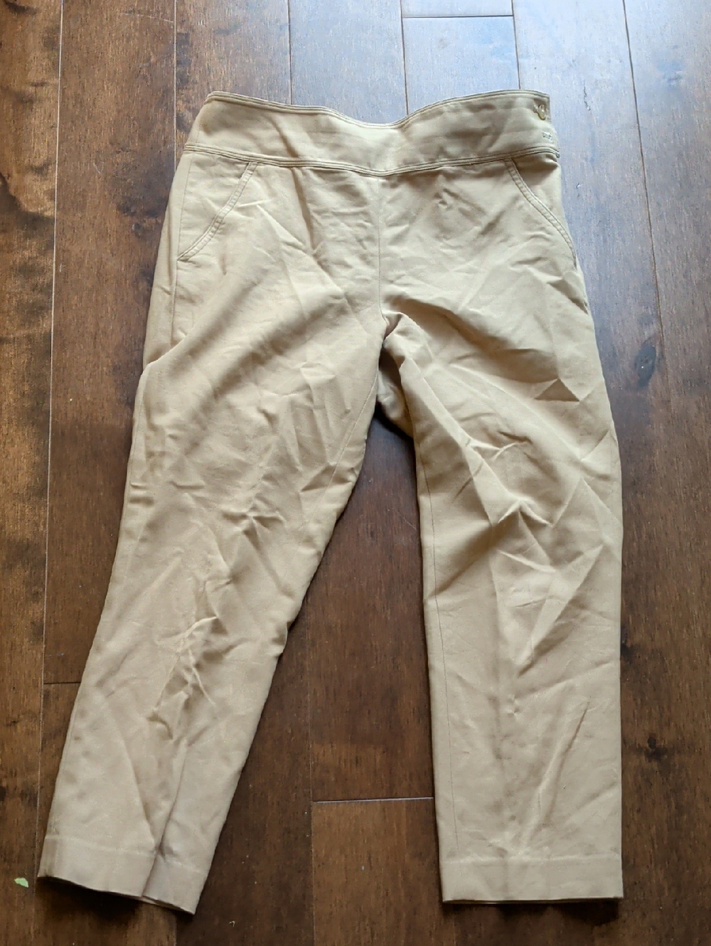 Ralph Lauren Cropped Stretch Ponte Pants -‎ Khaki